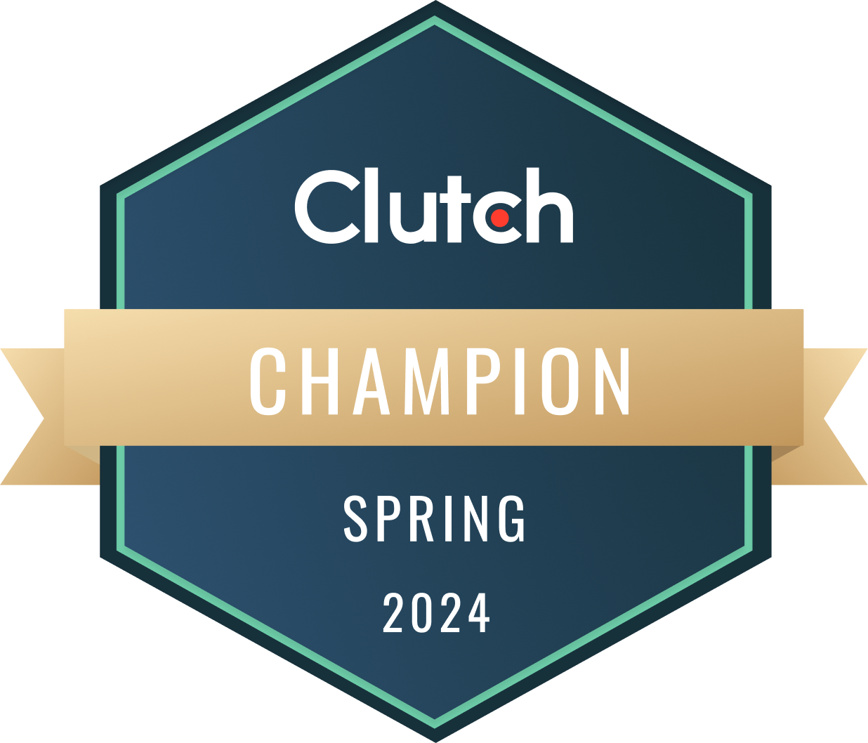 Clutch Champion Spring 2024 Award Badge
