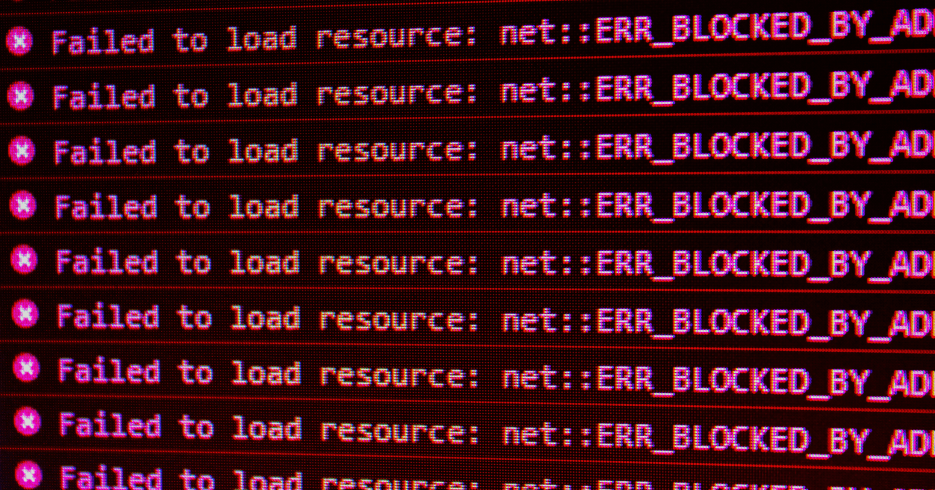 lines of code showing a bug